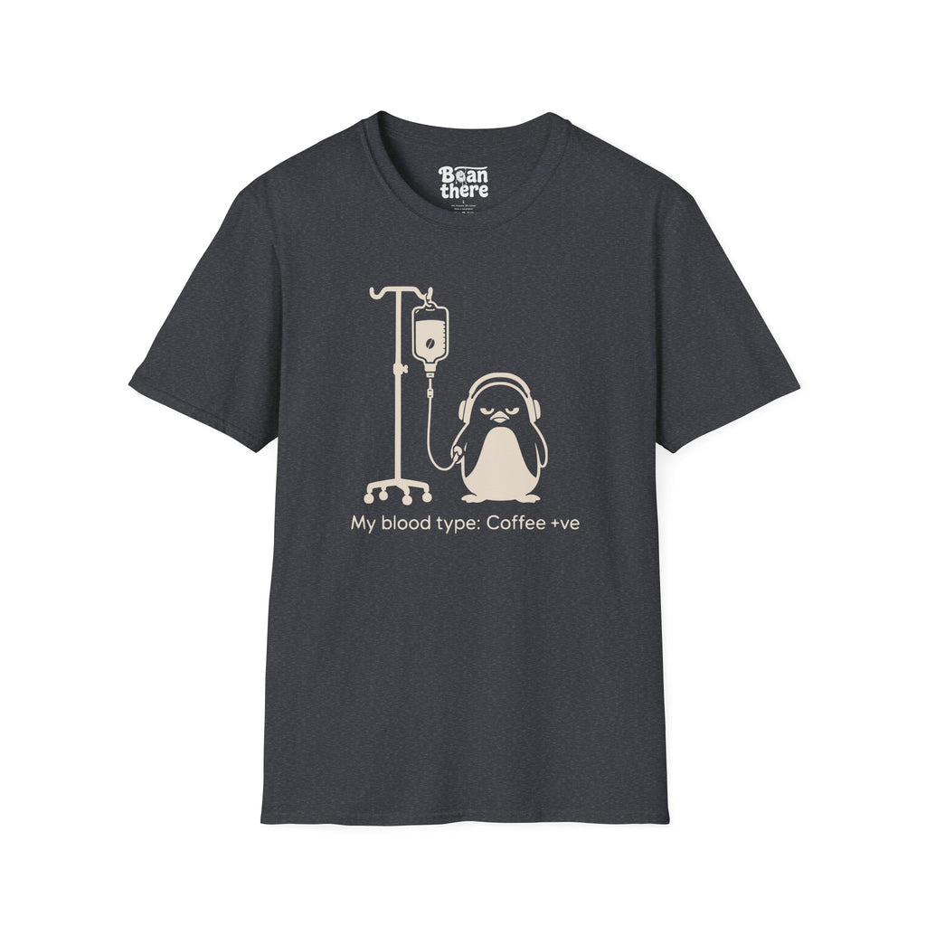 Blood Type Coffee +ve T-Shirt