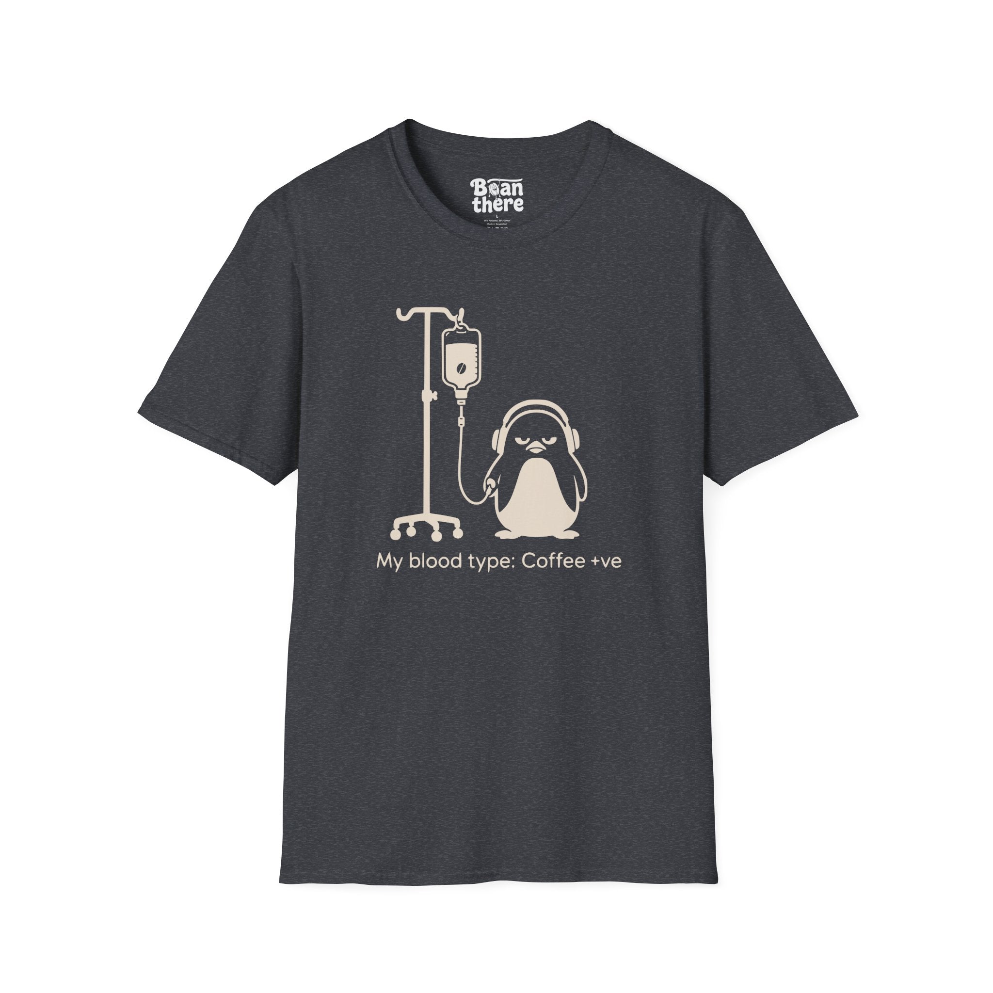 Blood Type Coffee +ve T-Shirt