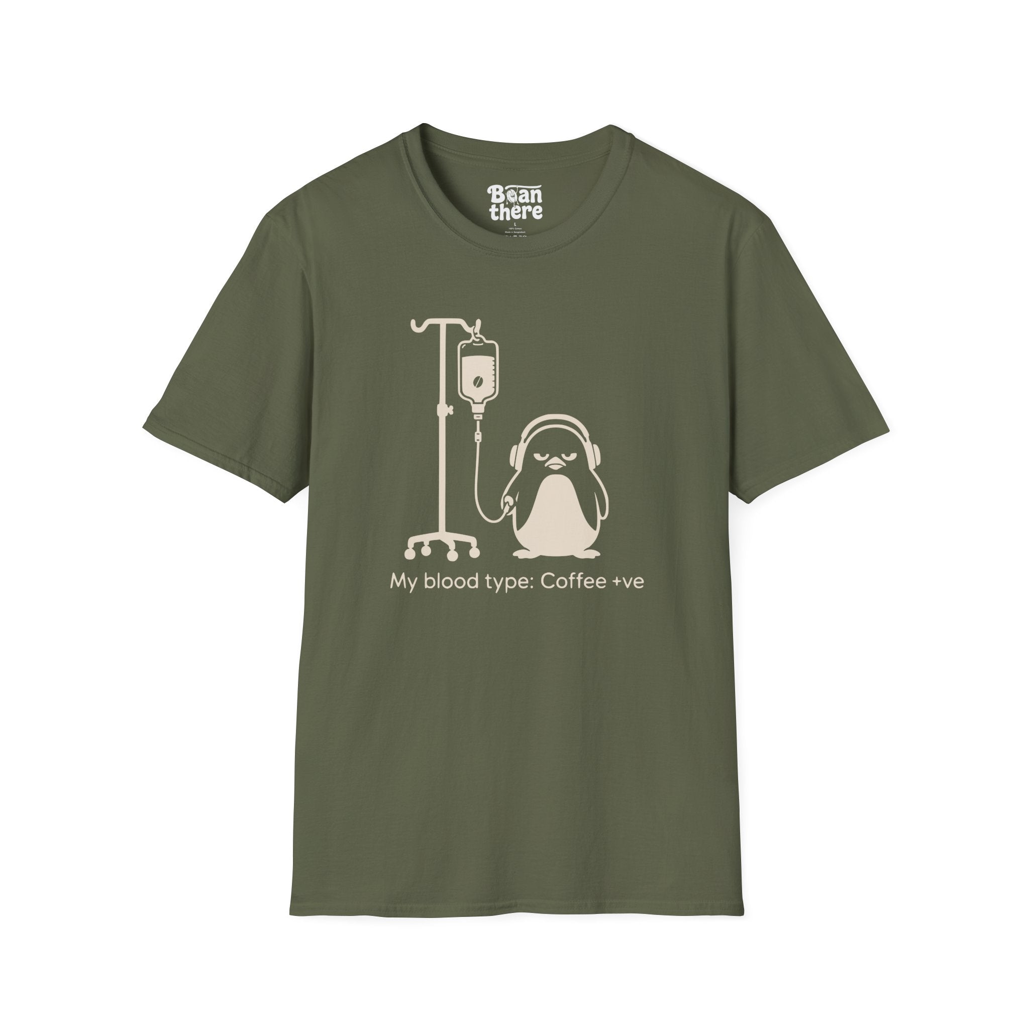 Blood Type Coffee +ve T-Shirt