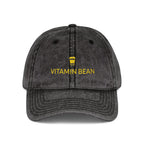 Vitamin Bean Embroidered Vintage Cap