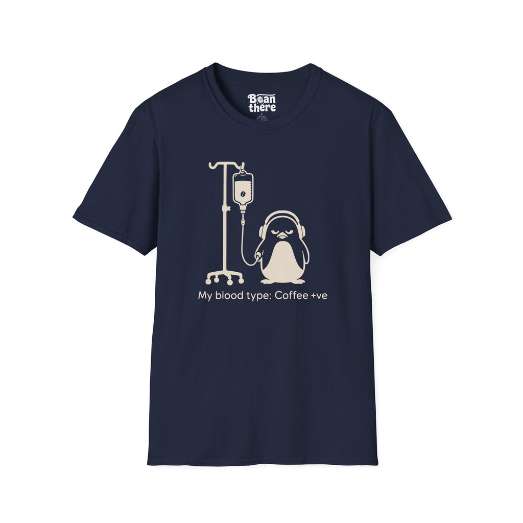 Blood Type Coffee +ve T-Shirt