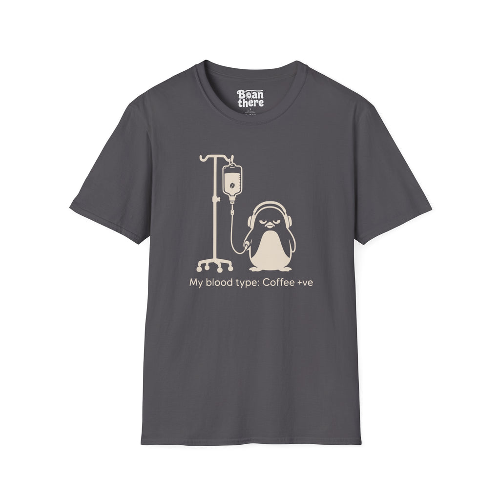 Blood Type Coffee +ve T-Shirt
