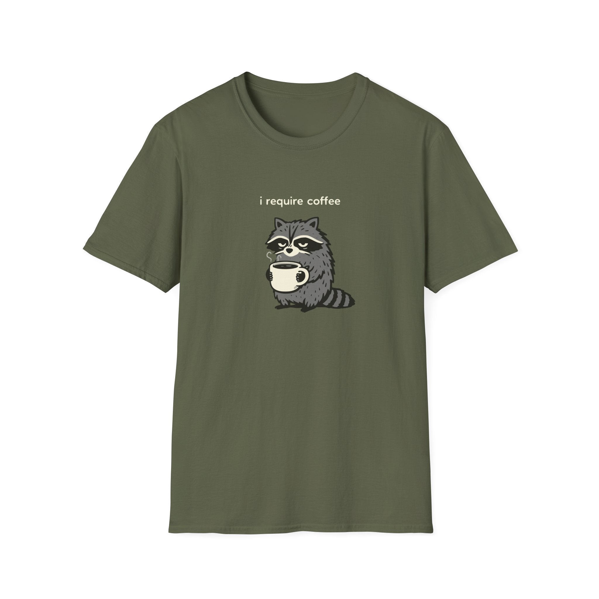 i require coffee raccoon T-Shirt