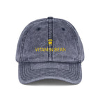 Vitamin Bean Embroidered Vintage Cap
