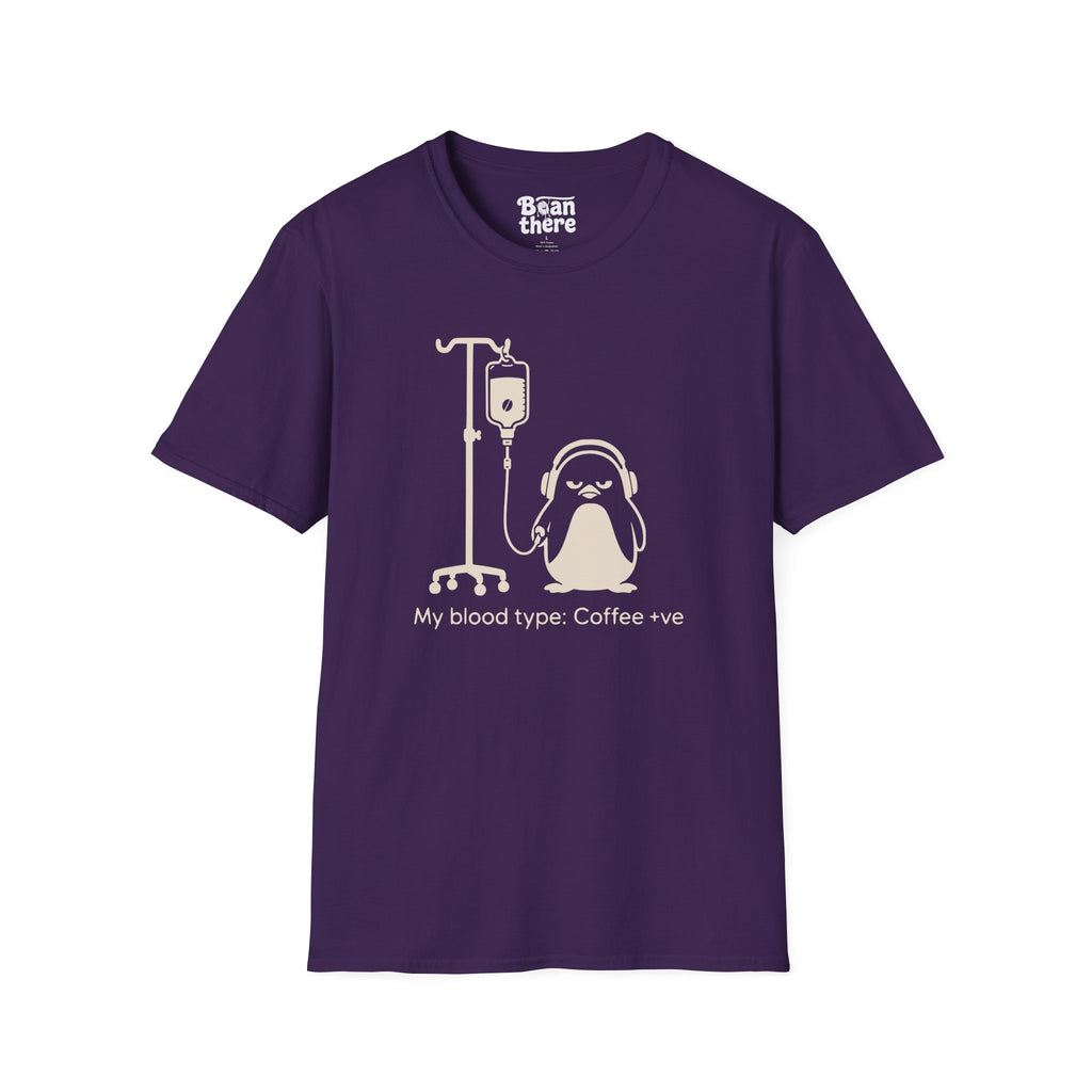 Blood Type Coffee +ve T-Shirt