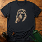 Lion Drinking Coffee T-Shirt