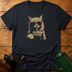 Cat Drinking Iced Coffee T-Shirt