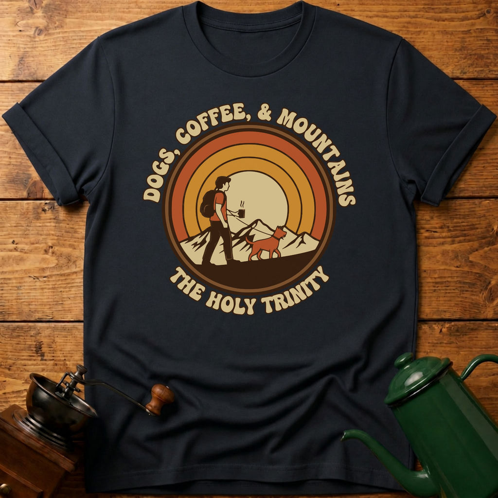 Coffee Dogs Mountains T-Shirt