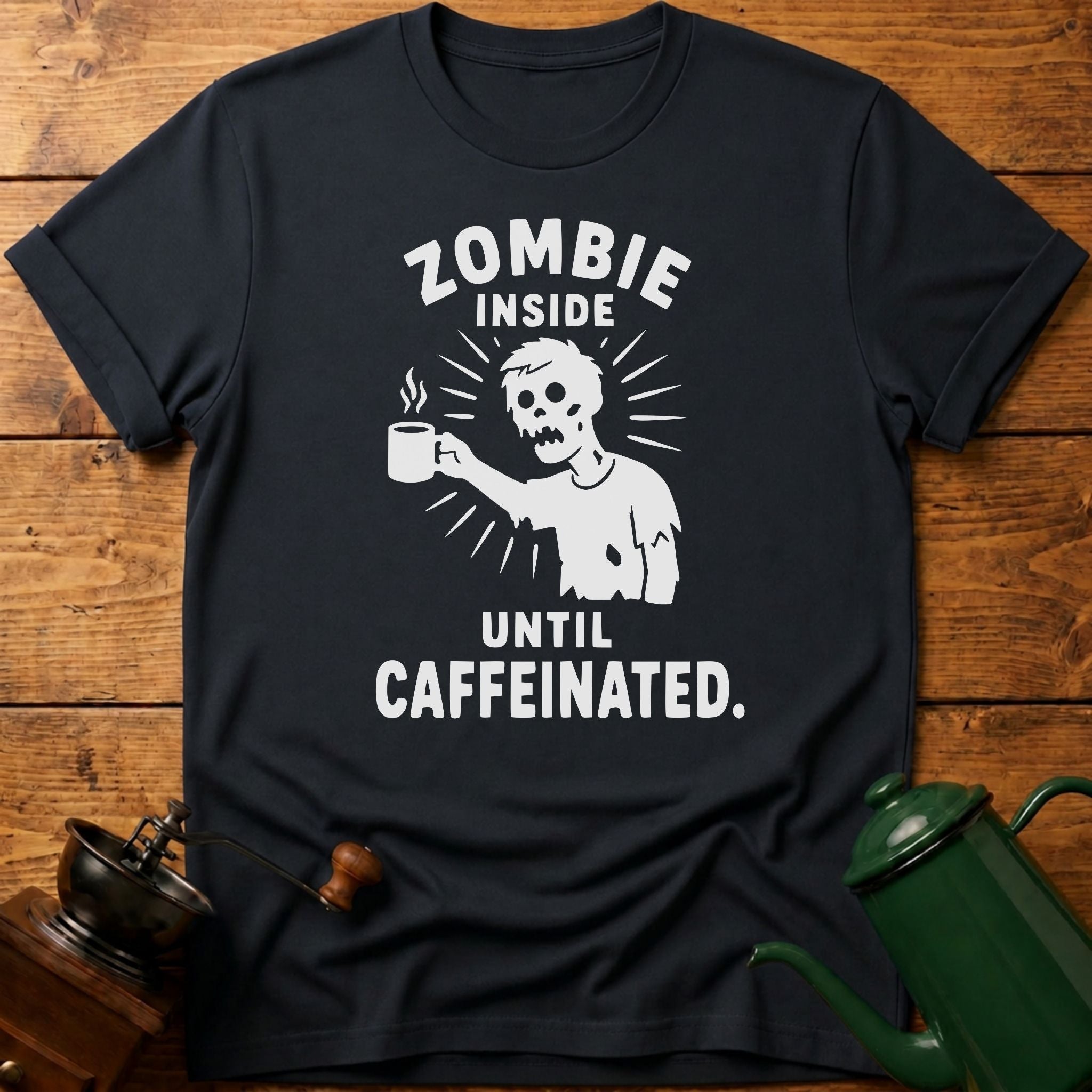 Zombie Inside Until Caffeinated T-Shirt