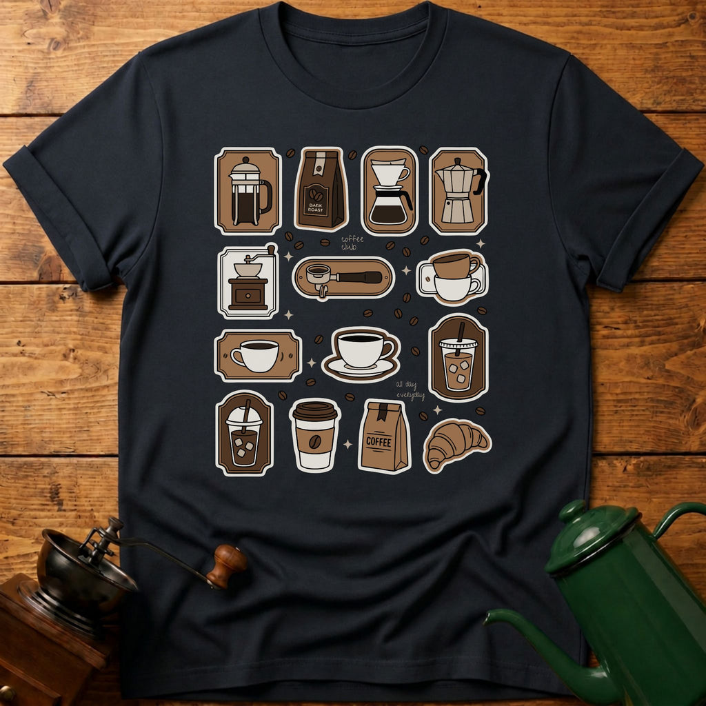 Coffee Club All Day Everyday T-Shirt
