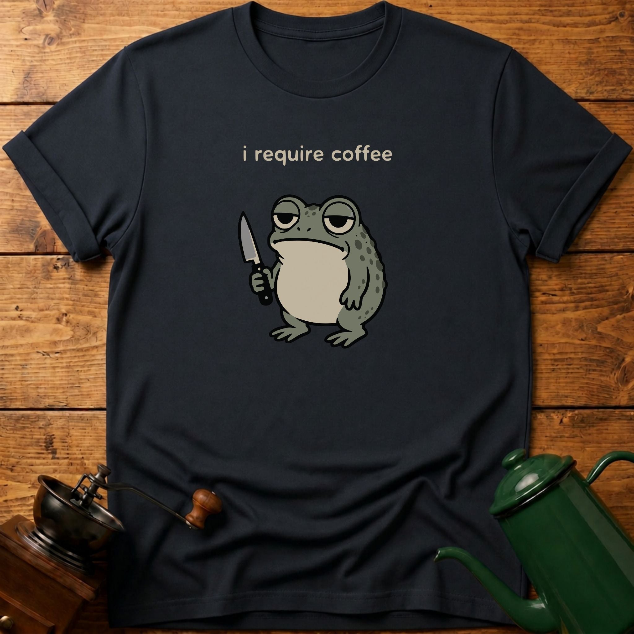 i require coffee frog T-Shirt