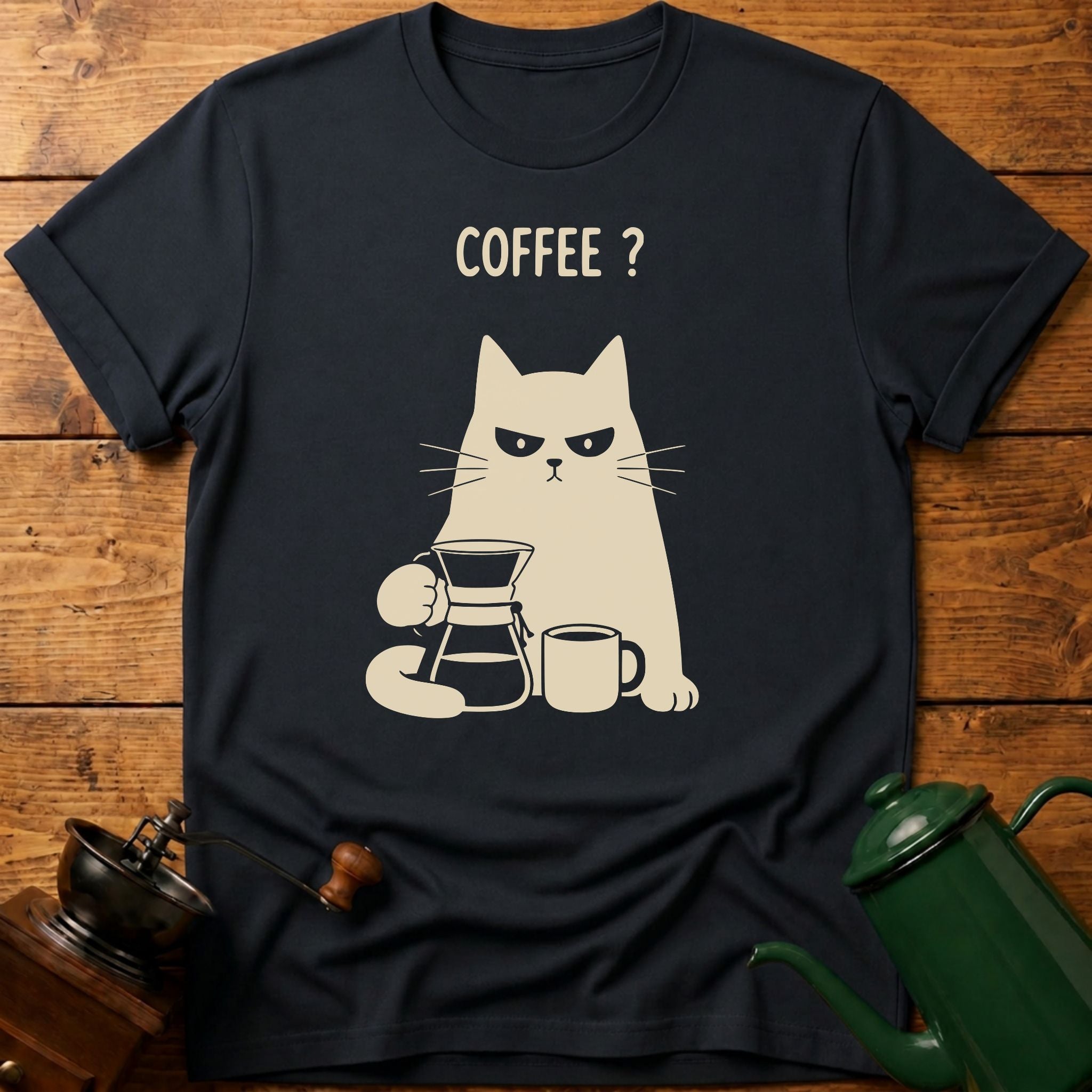 Coffee? Cat T-Shirt