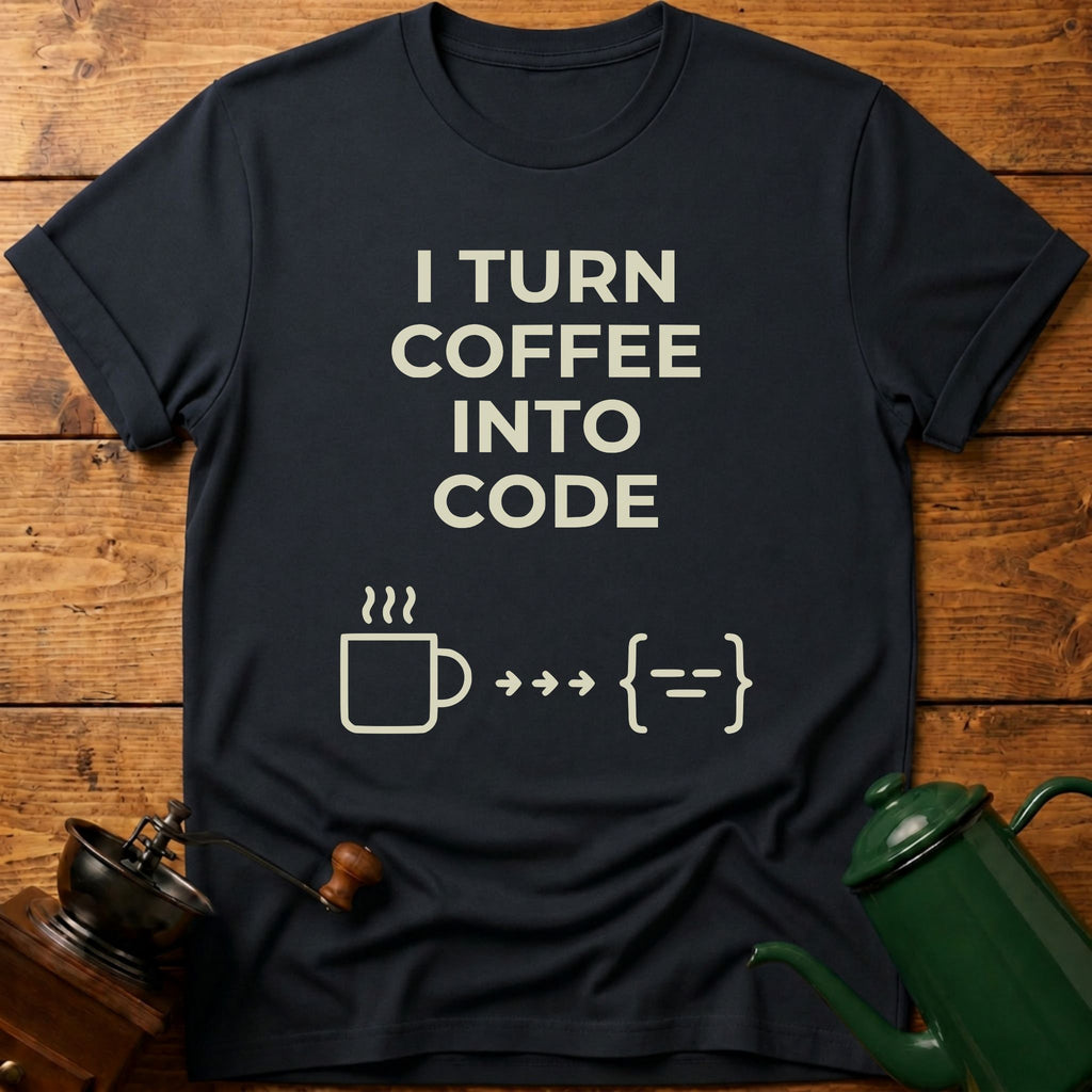 I Turn Coffee Into Code T-Shirt