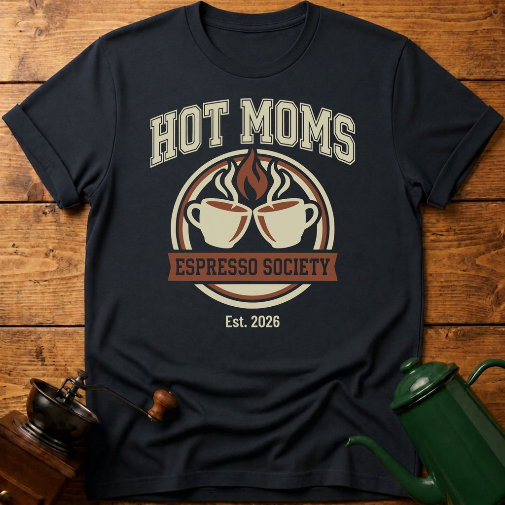 Hot Moms Espresso Society T-Shirt