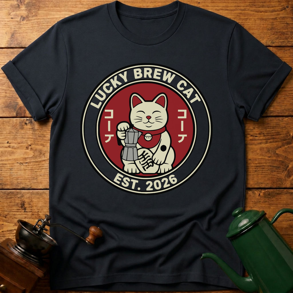 Lucky Brew Cat T-Shirt
