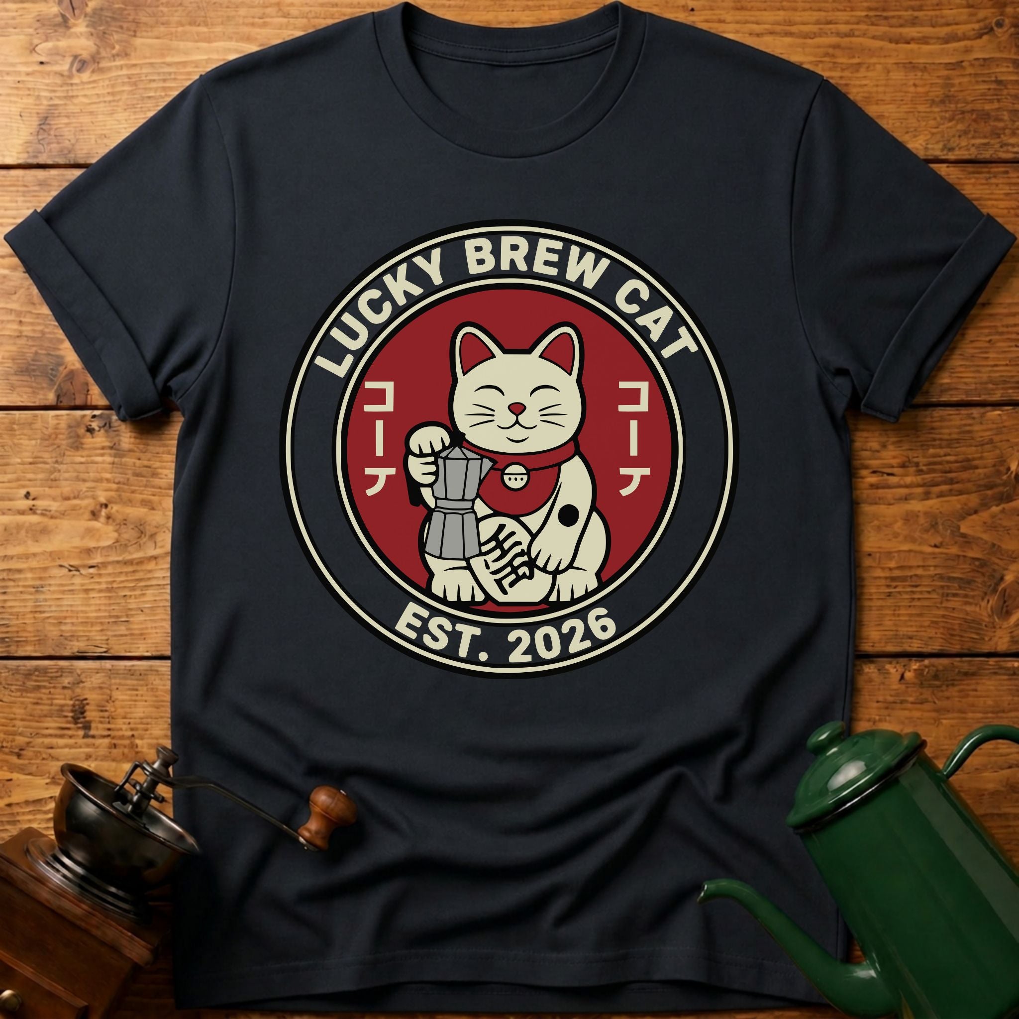 Lucky Brew Cat T-Shirt