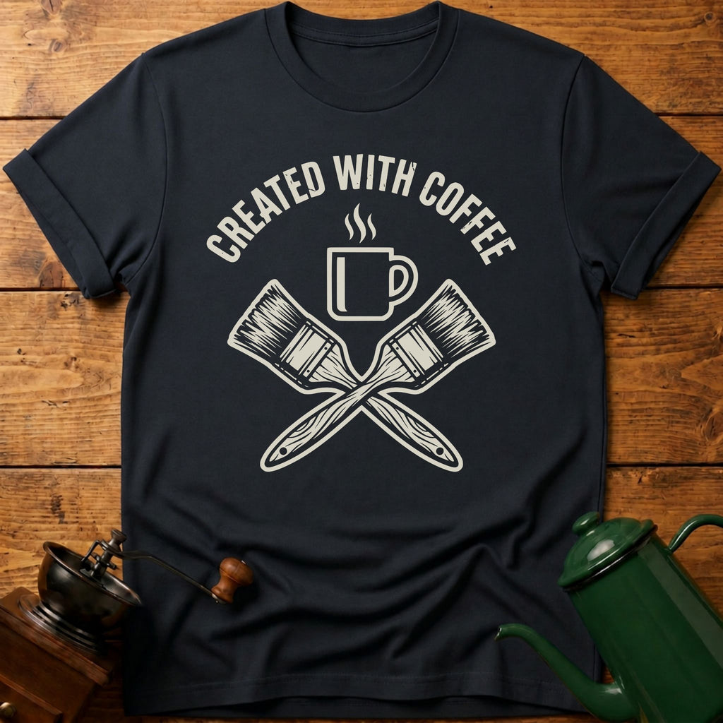 Created With Coffee T-Shirt