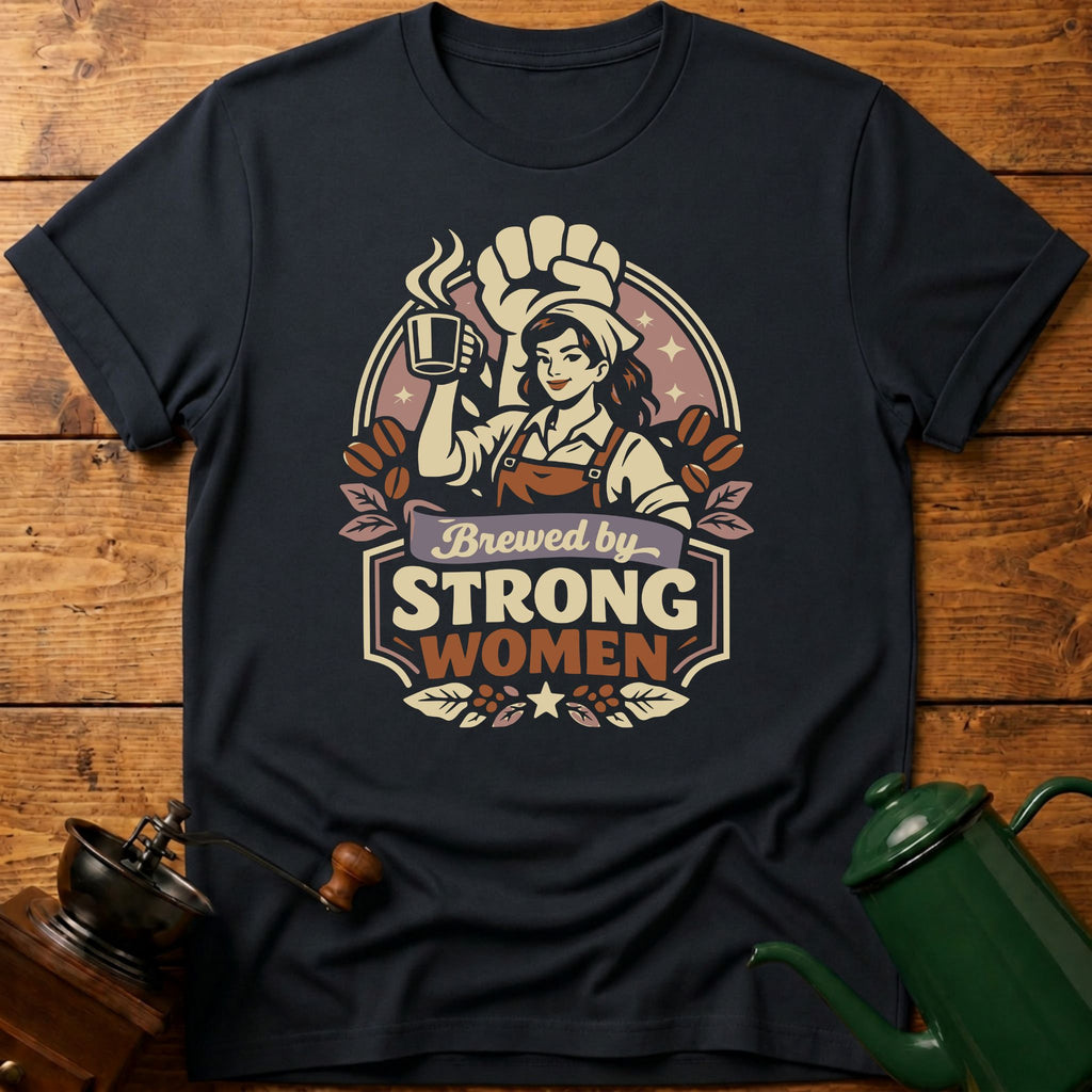 Brewed By Strong Women T-Shirt