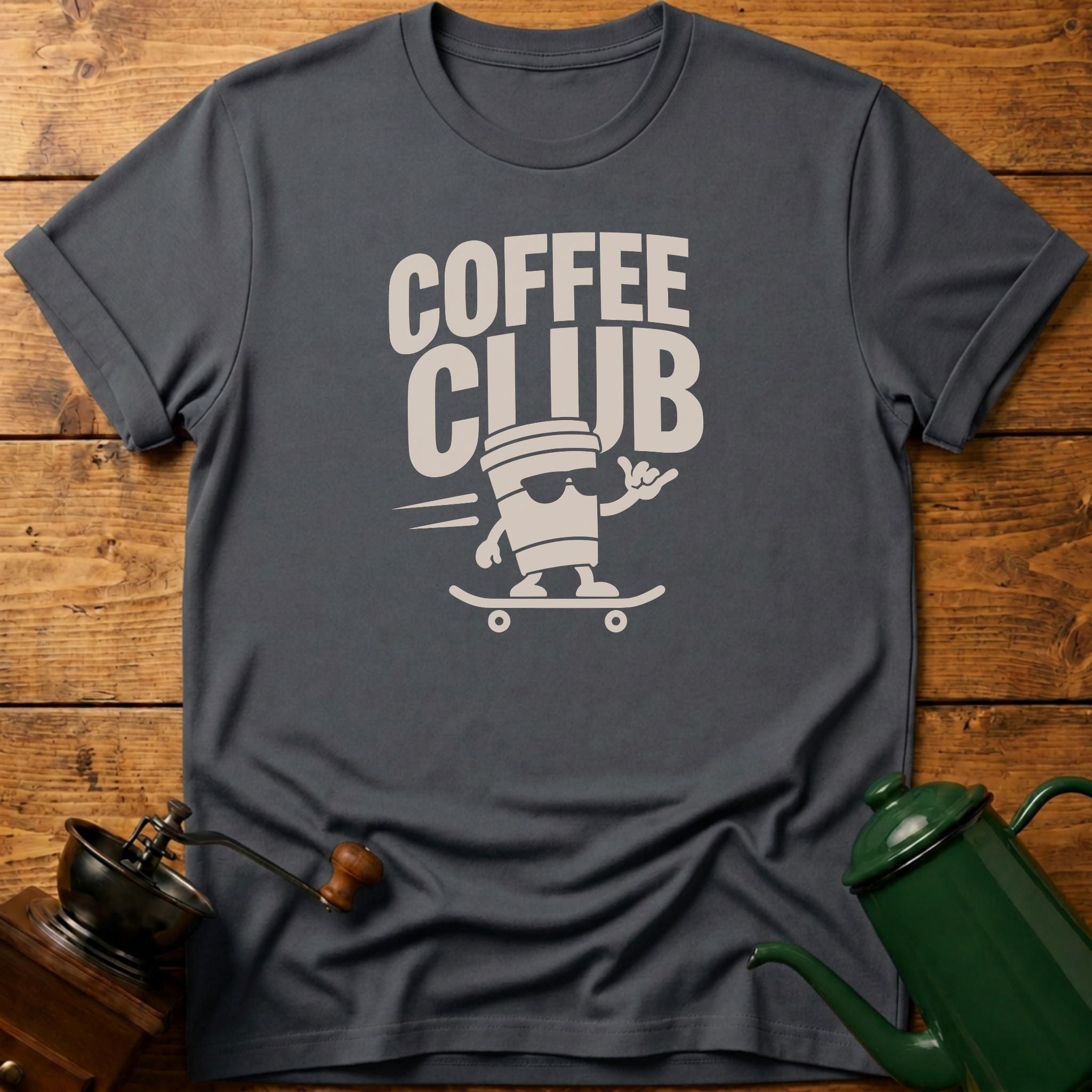 Skating Coffee Club T-Shirt