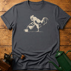 Rooster Pouring Coffee T-Shirt