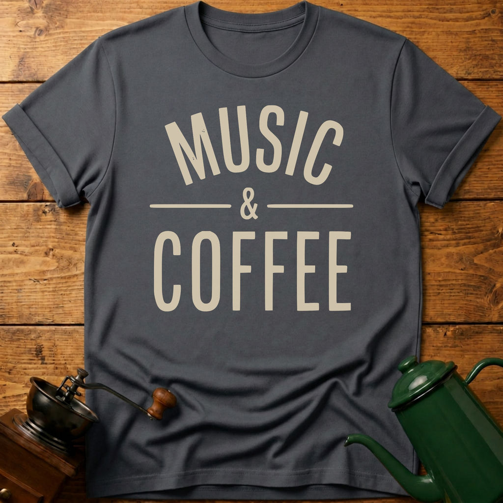 Music & Coffee T-Shirt