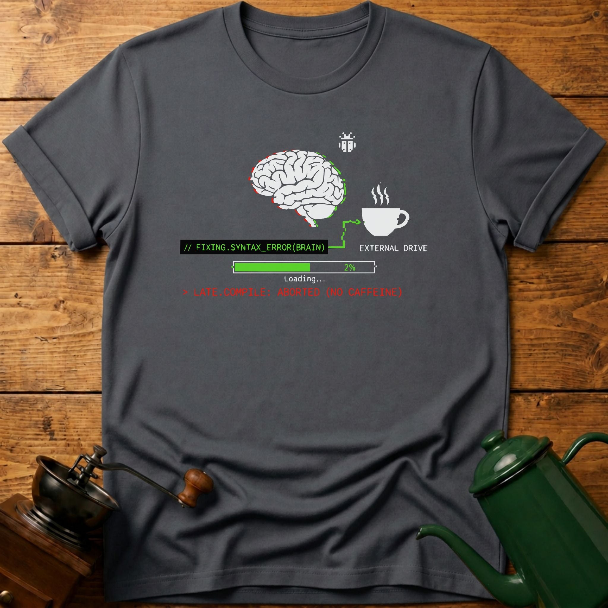 Fixing Syntax Error (Brain) T-Shirt