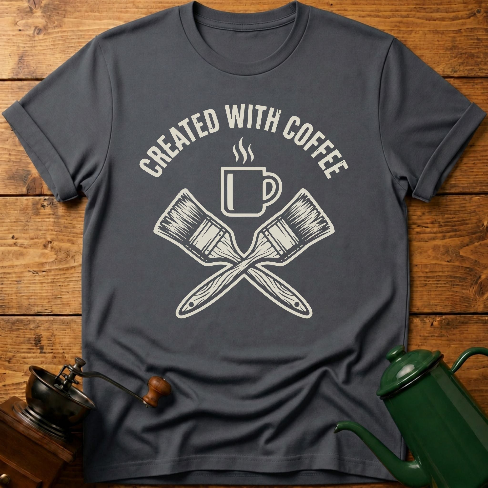 Created With Coffee T-Shirt