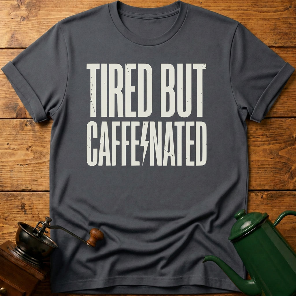 Tired But Caffeinated T-Shirt