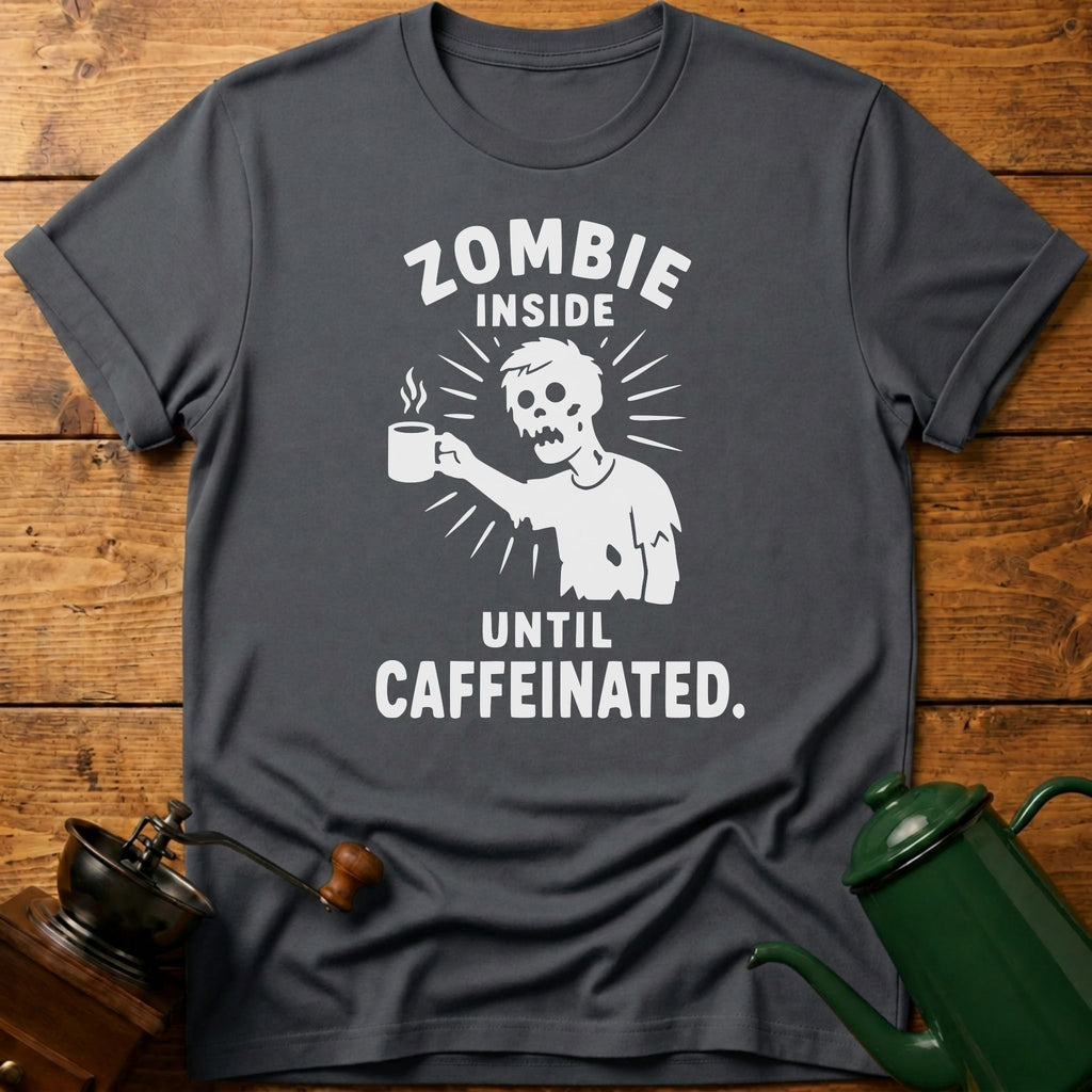 Zombie Inside Until Caffeinated T-Shirt