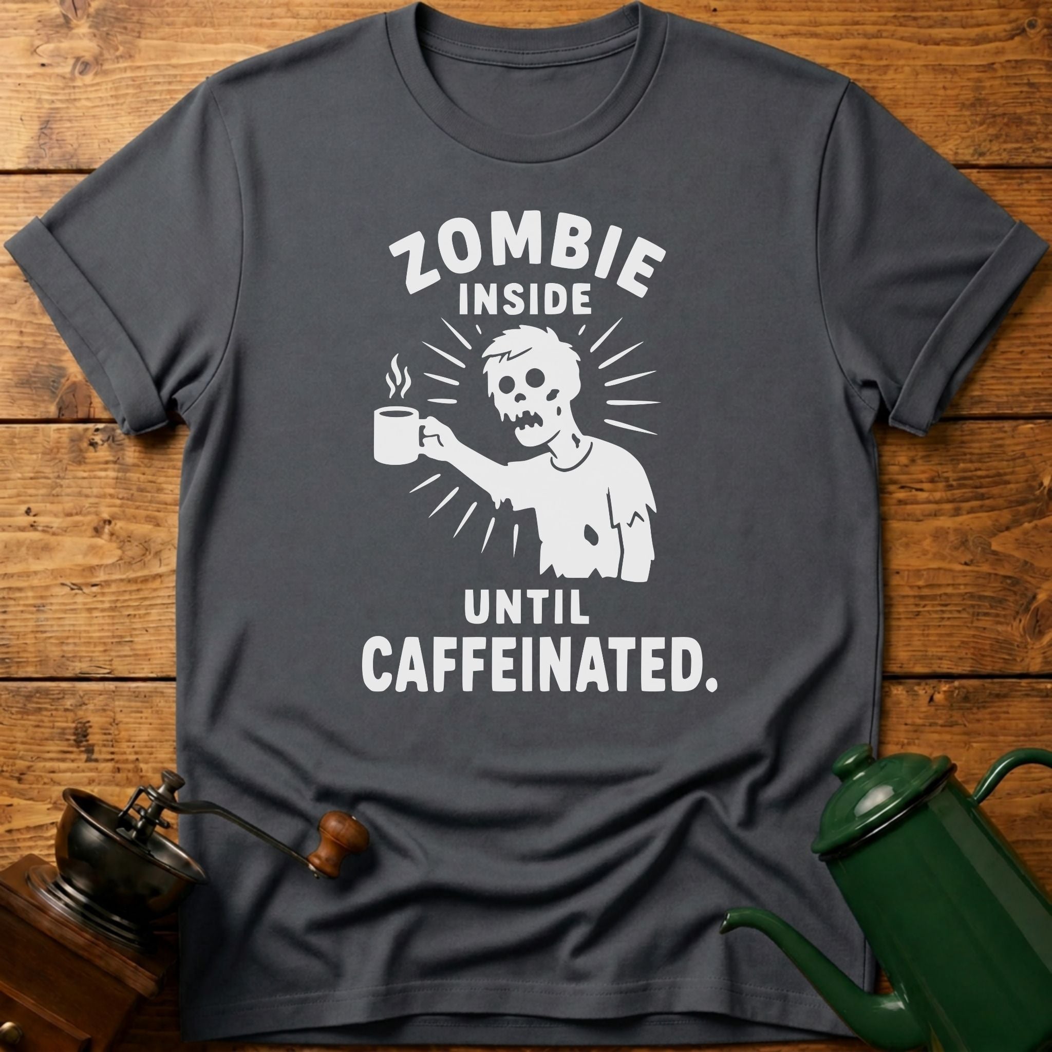 Zombie Inside Until Caffeinated T-Shirt