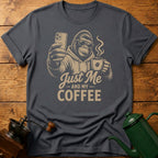 Bigfoot Just Me and My Coffee T-Shirt