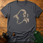Big Foot Drinking Coffee T-Shirt