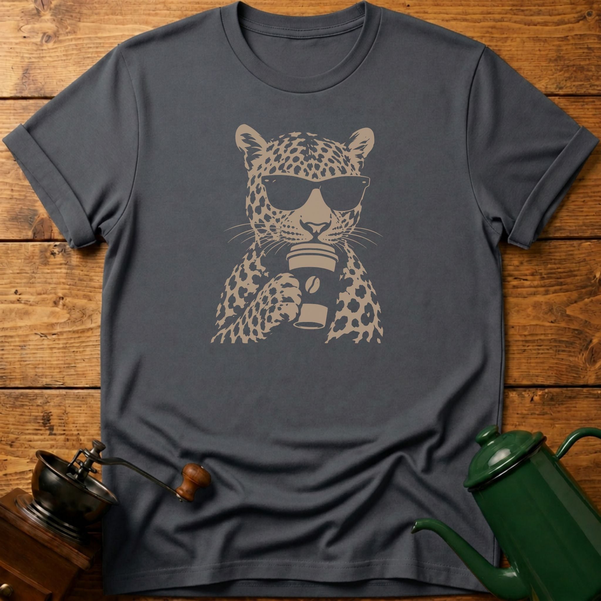 Coffee Cheetah T-Shirt