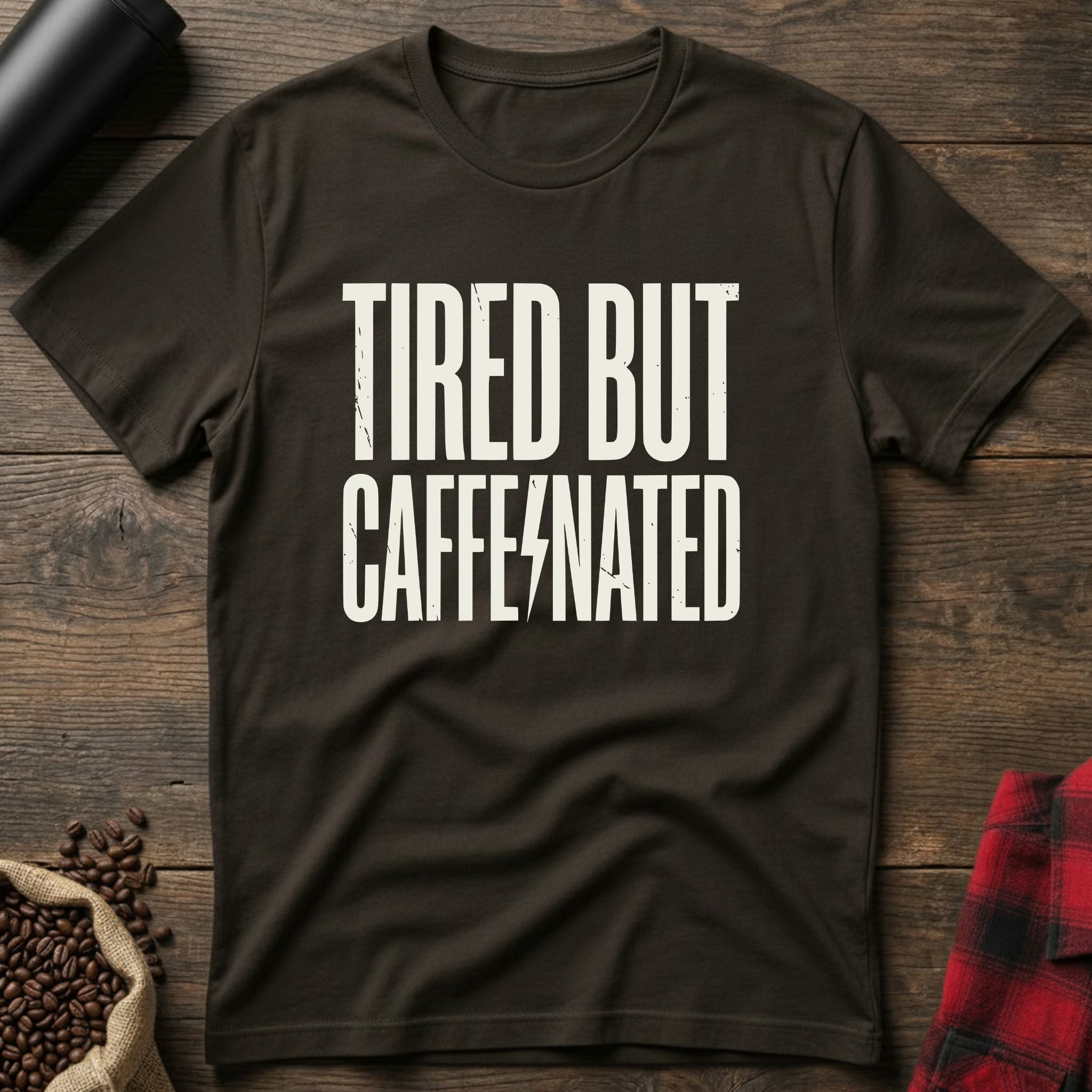 Tired But Caffeinated T-Shirt