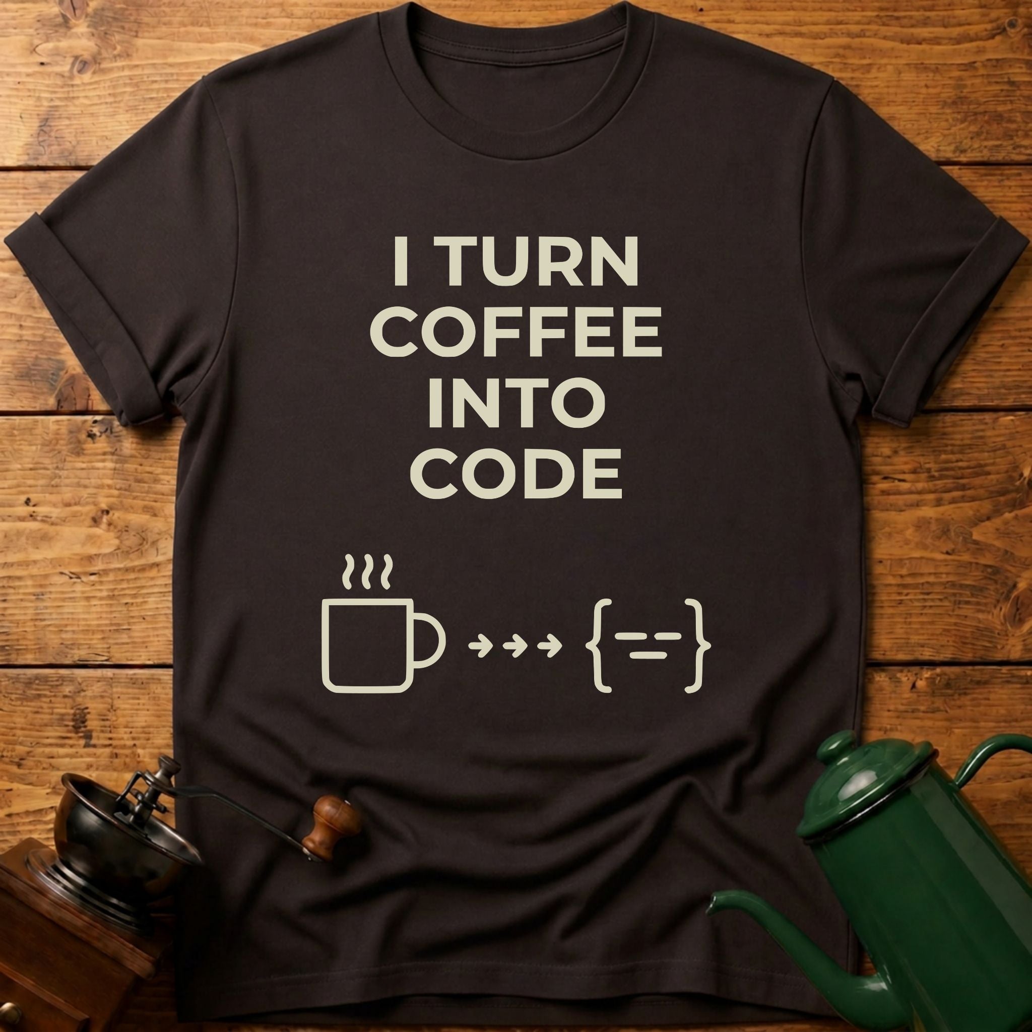 I Turn Coffee Into Code T-Shirt