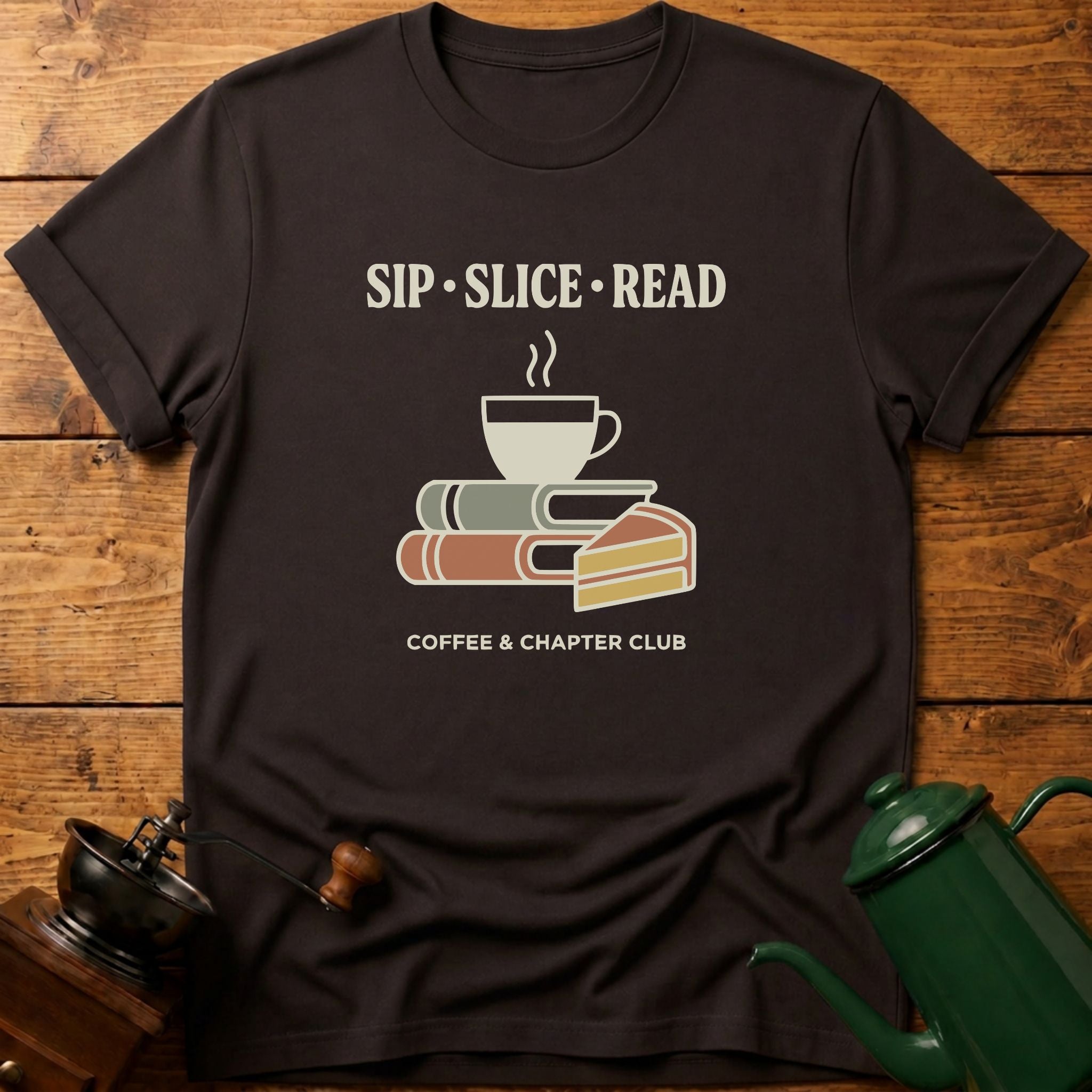 Sip Slice Read T-Shirt