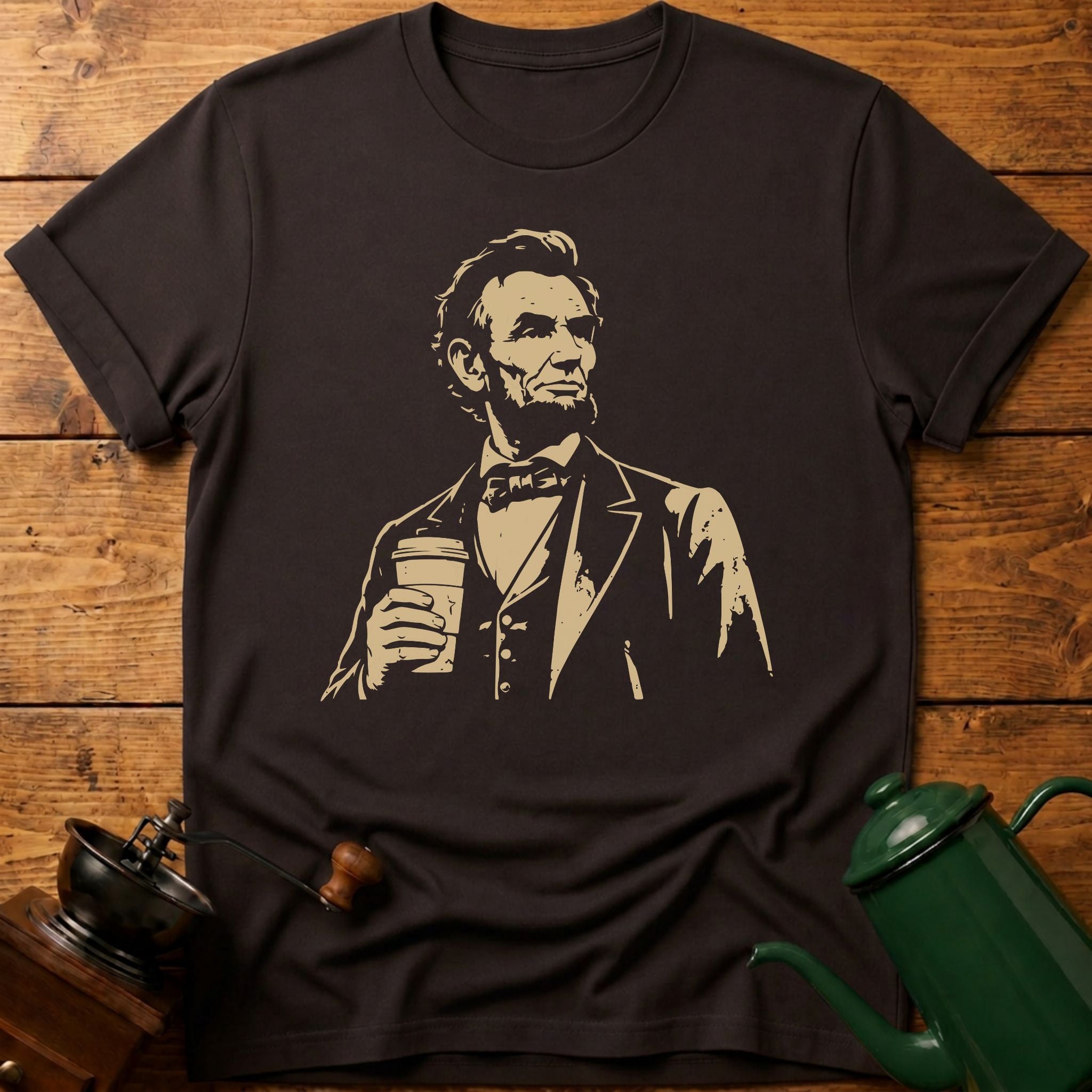 Lincoln Coffee T-Shirt
