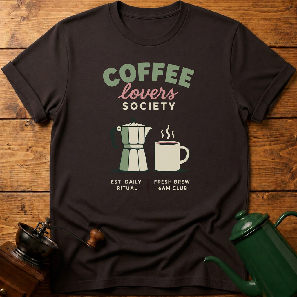 Coffee Lovers Society T-Shirt