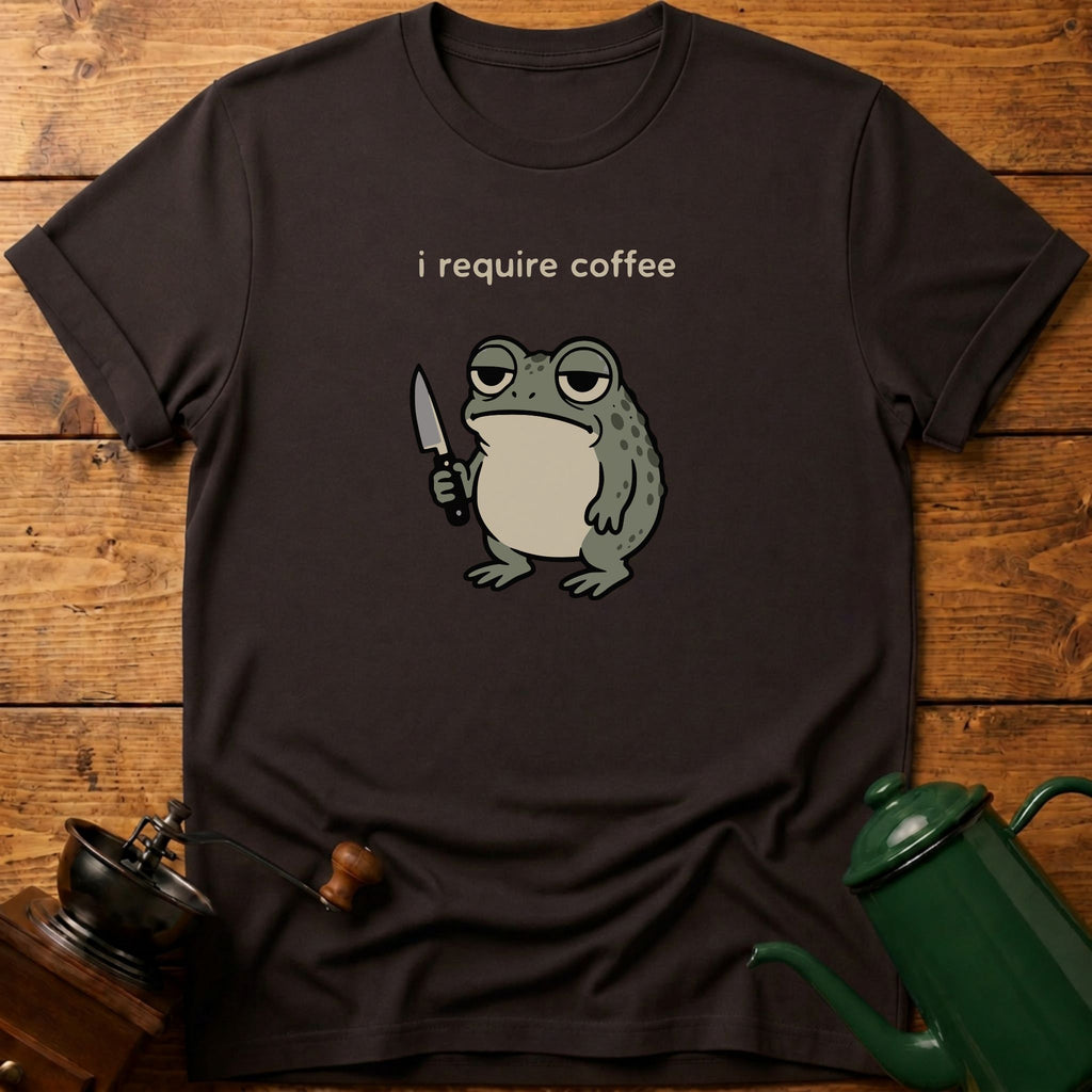 i require coffee frog T-Shirt