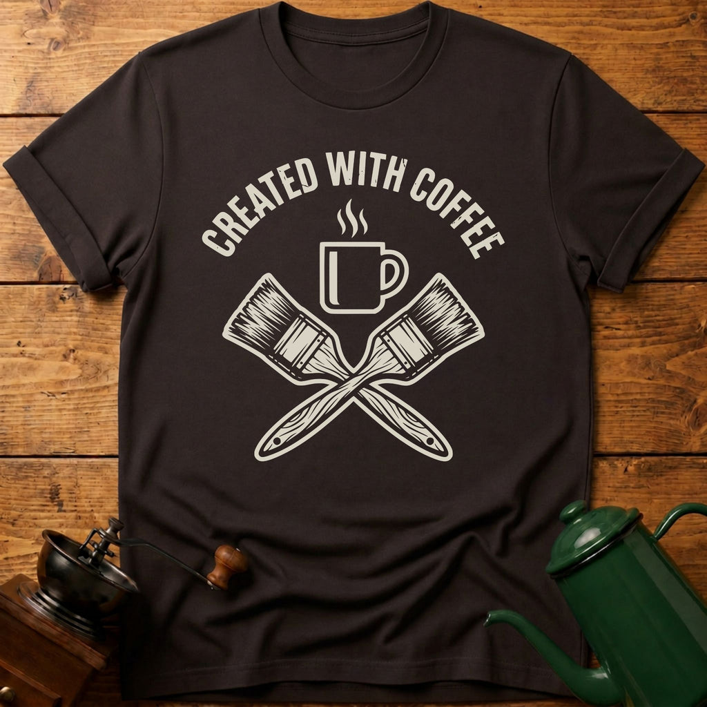 Created With Coffee T-Shirt