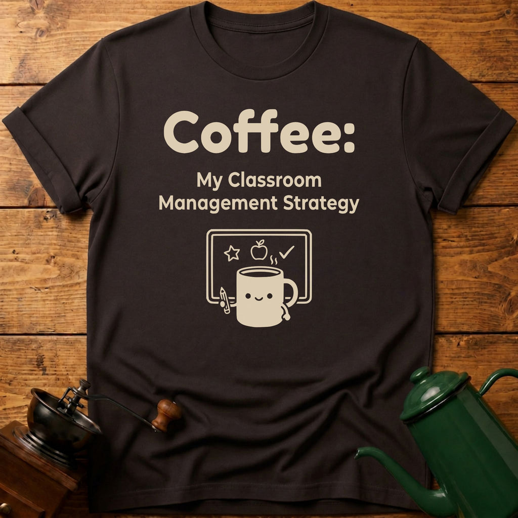 Coffee My Classroom Management Strategy T-Shirt