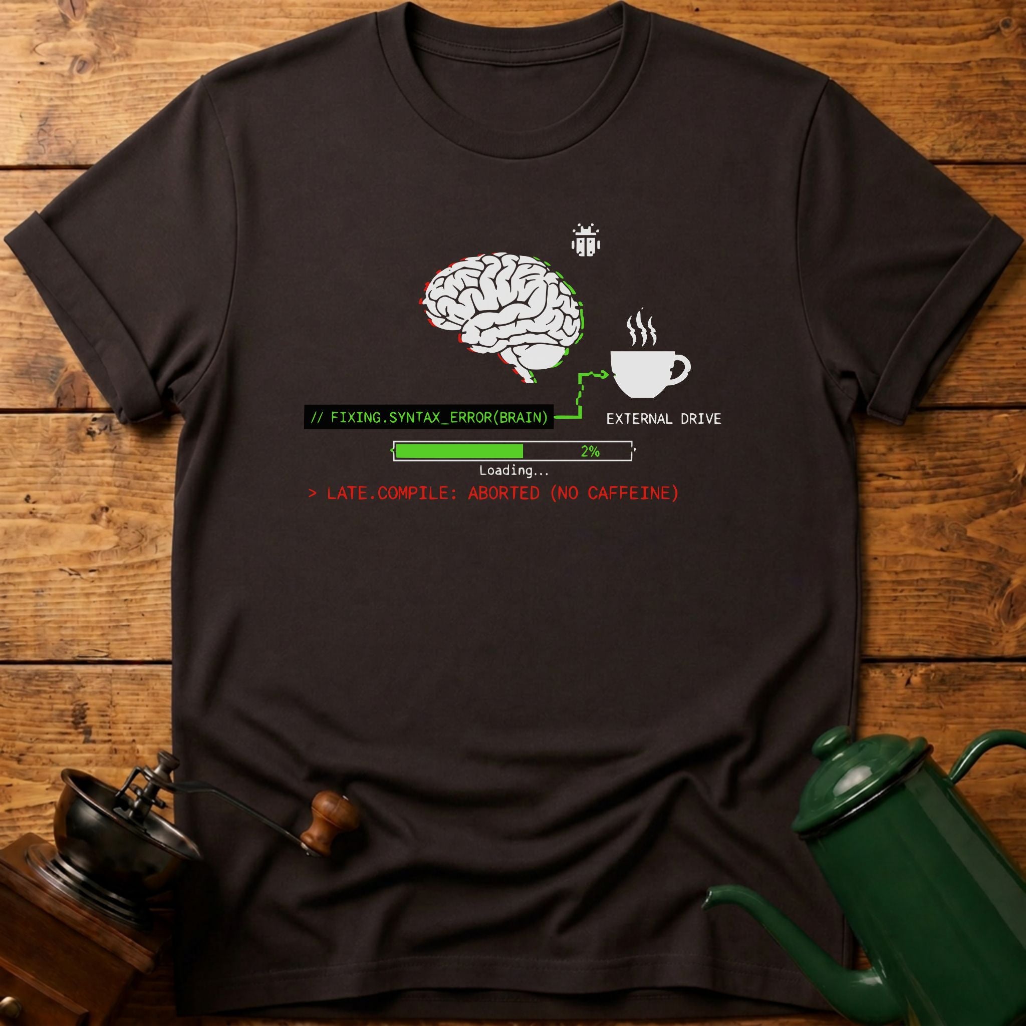 Fixing Syntax Error (Brain) T-Shirt