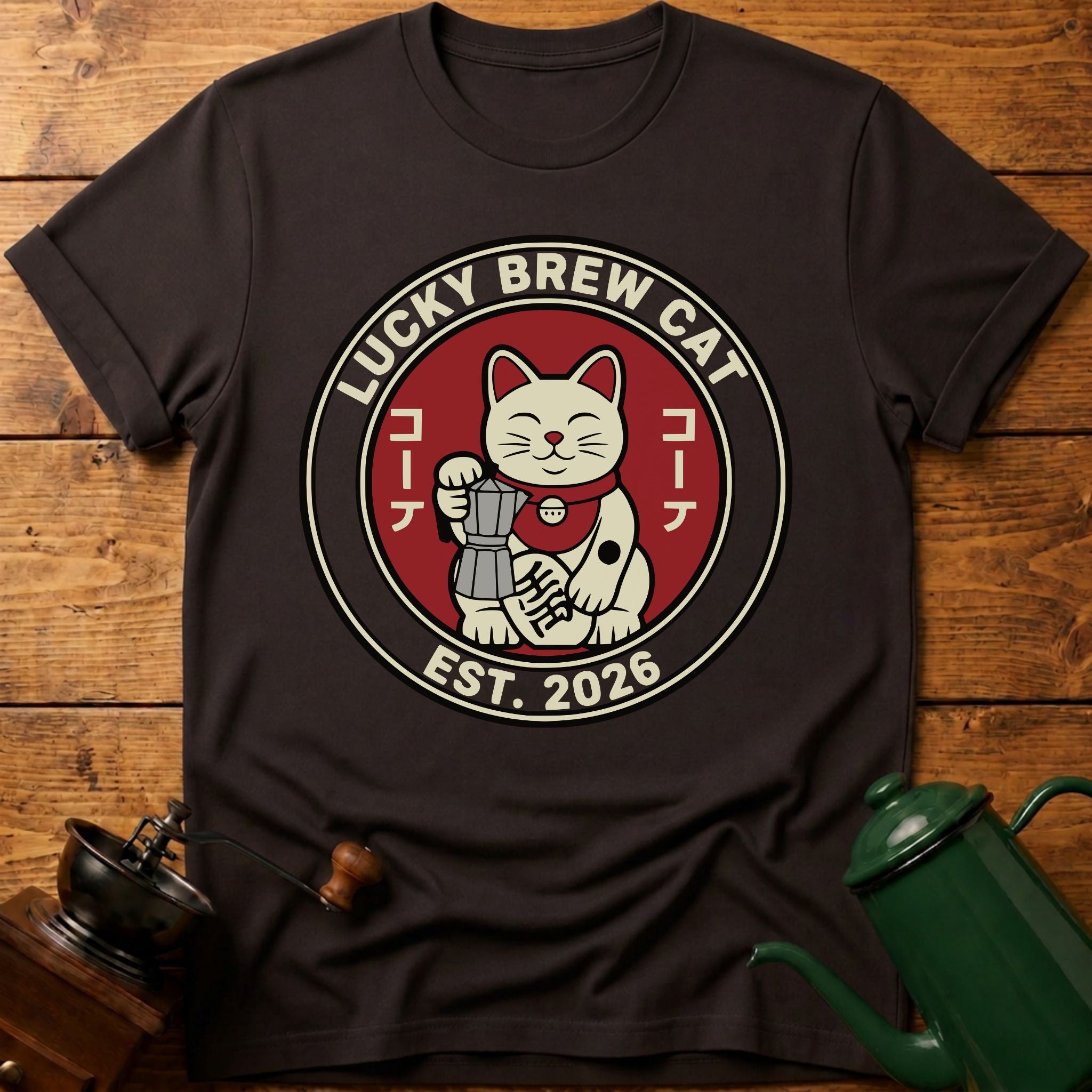 Lucky Brew Cat T-Shirt