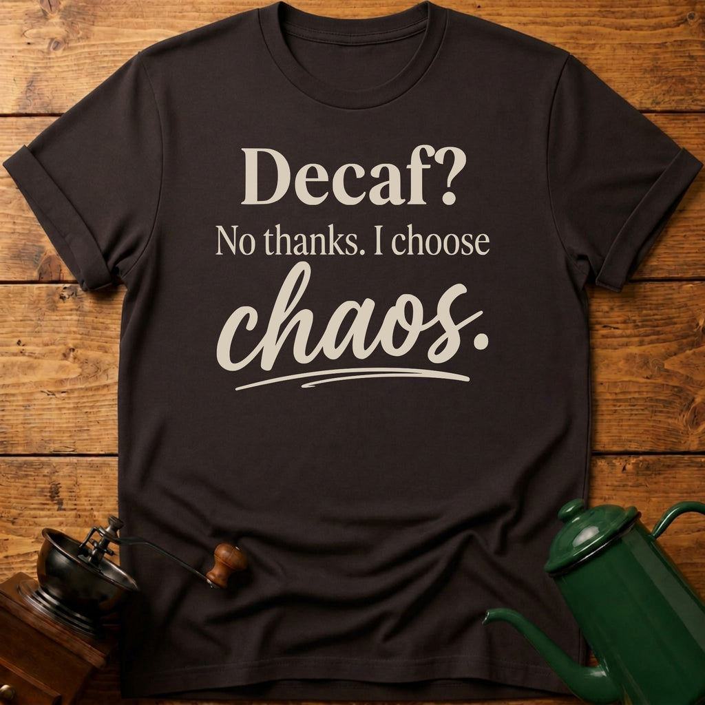 Decaf? No Thanks T-Shirt