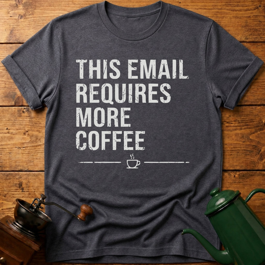 This Email Requires More Coffee T-Shirt