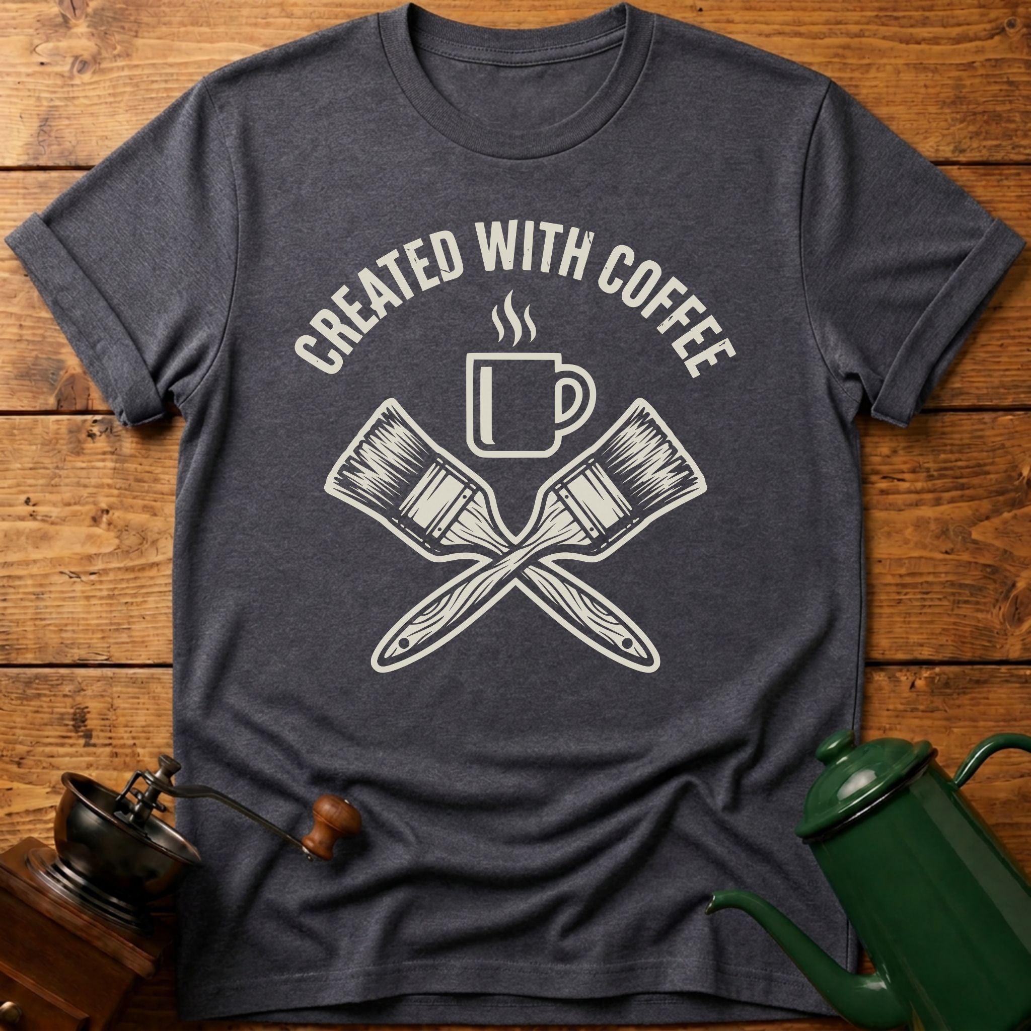 Created With Coffee T-Shirt