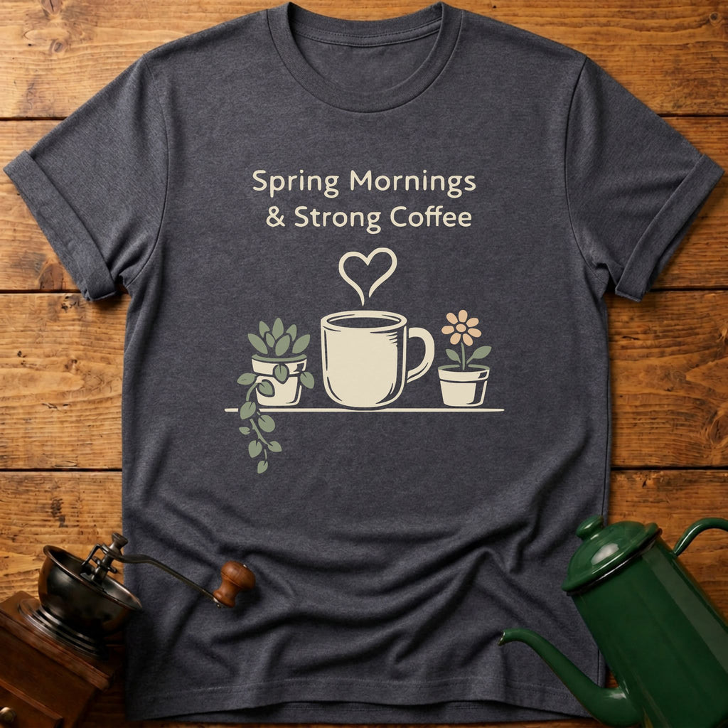 Spring Mornings & Strong Coffee T-Shirt