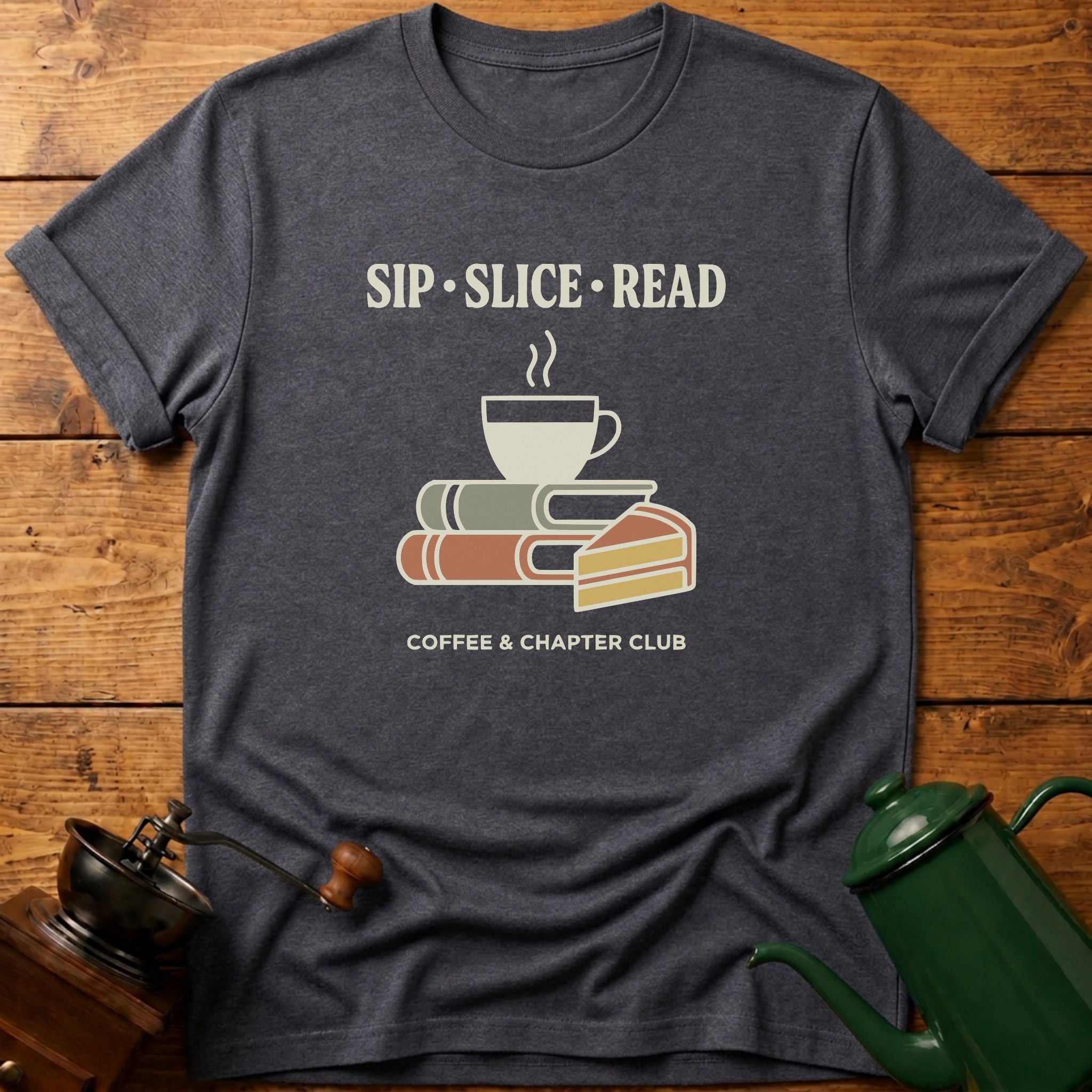 Sip Slice Read T-Shirt