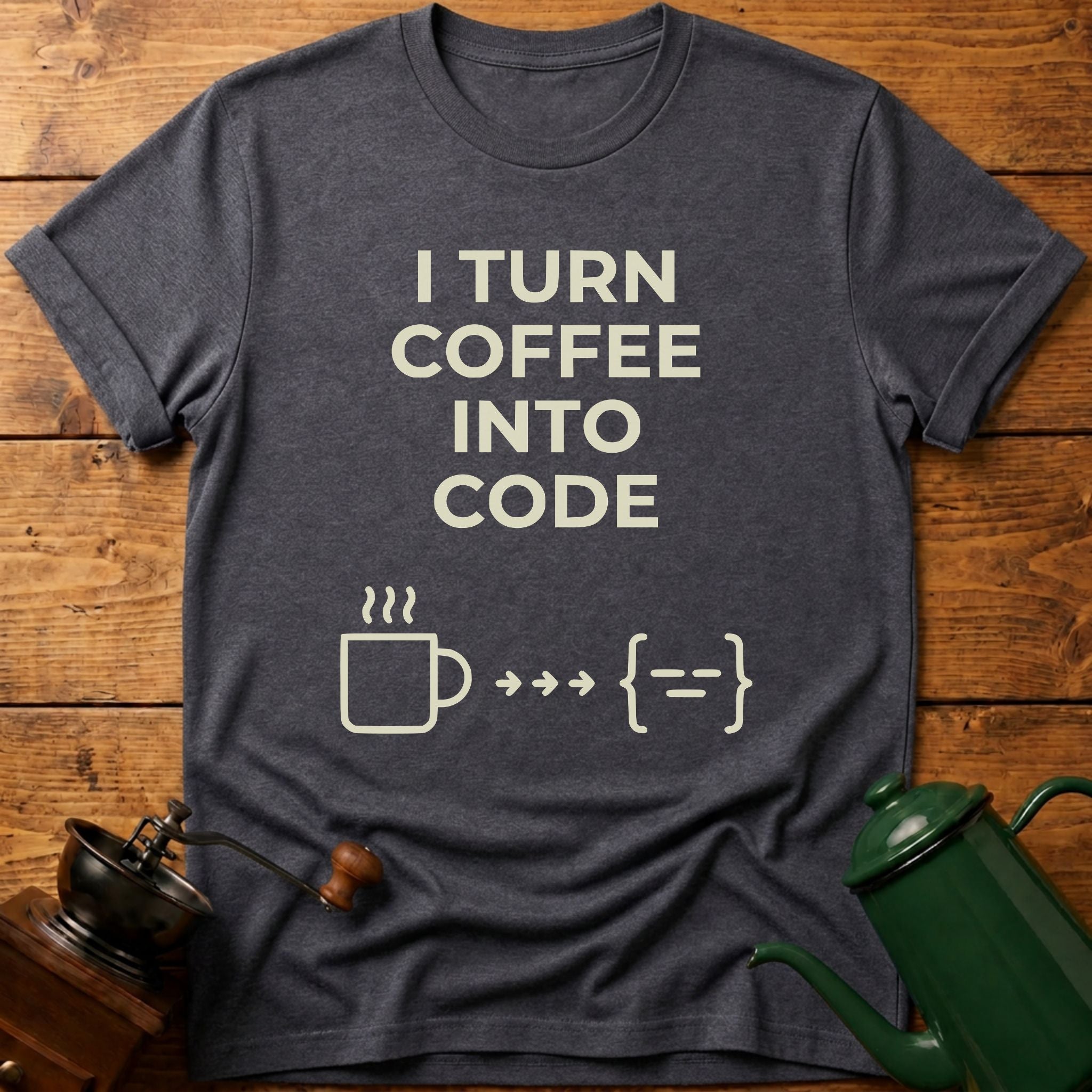 I Turn Coffee Into Code T-Shirt
