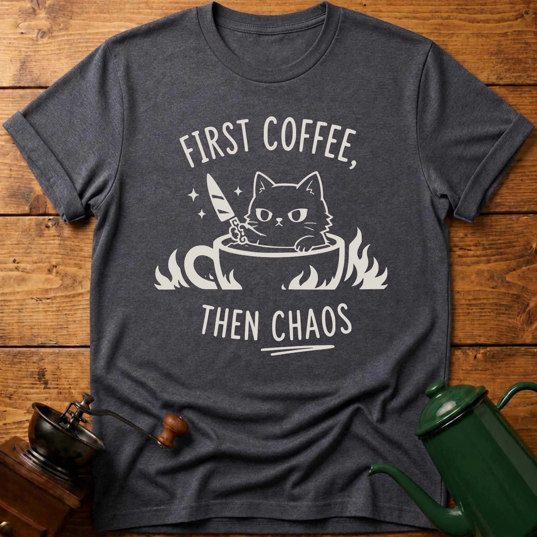 First Coffee Then Chaos T-Shirt